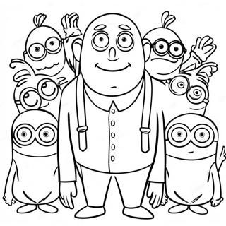 Gru Med Minions Farglaggningssida 12948-10761