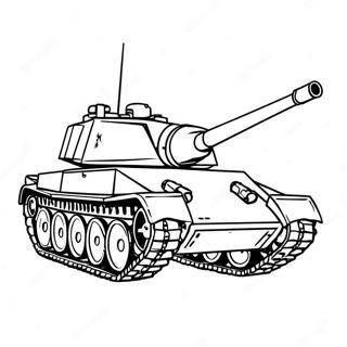 Militar Tank Malarbok 1302-1041