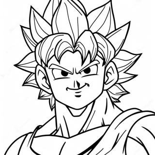 Super Saiyan Goku Malarbild 13187-10950