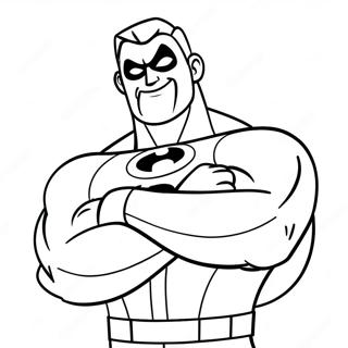 Mr Incredible Visar Muskler Malarbok 1322-1059