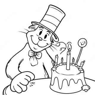 Grattis På Födelsedagen Dr Seuss Målarbilder