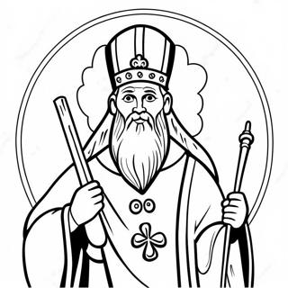 St Patrick Religios Malarbild 13678-11334