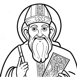 St Patrick Religios Malarbild 13678-11336