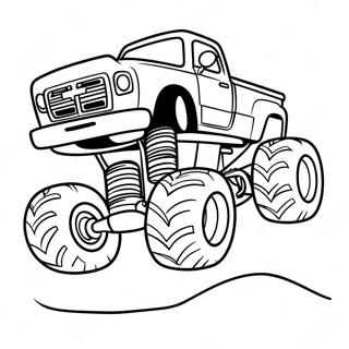 Monster Truck Racing Malarbild 14300-11834