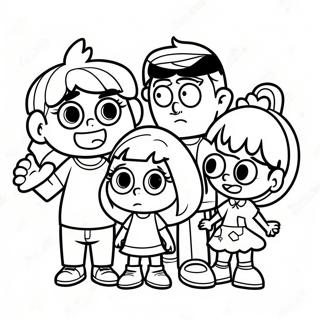 Loud House Familjeportratt Malarbild 1472-1177