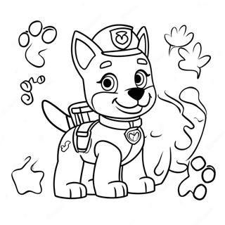 Liberty Paw Patrol Målarbilder