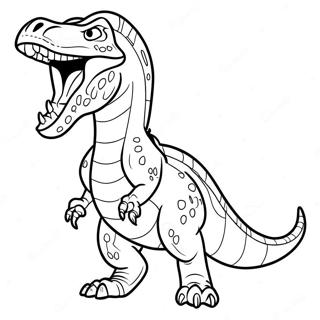 Indoraptor Ropande Malarbild 15160-12706