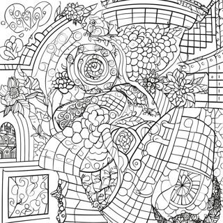 Fargglad Mysteriegitter Aventyr Malarbok 15210 12748