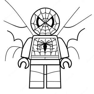 Spiderman Lego Målarbilder