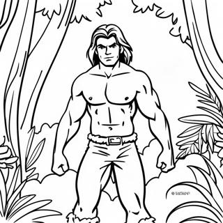 Tarzan Djungelaventyr Malarbild 15590-13191