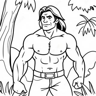 Tarzan Djungelaventyr Malarbild 15590-13192