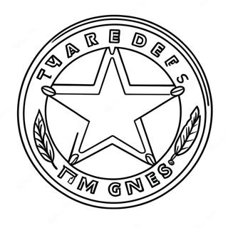 Texas Rangers Logotyp Malarbild 15620-13214