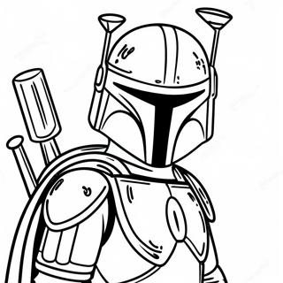 Boba Fett Malarbild 15740-13311