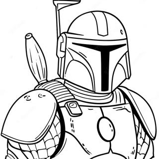 Boba Fett I Stridsrustning Malarbild 15741-13315