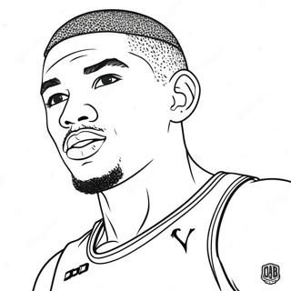 Jayson Tatum Malarbild 15820-13376