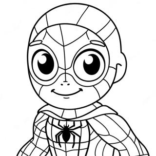 Baby Spiderman Farglaggningssida 16382-13807