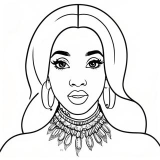 Cardi B Målarbilder