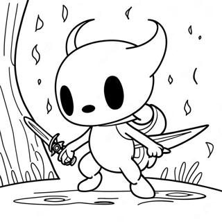 Hollow Knight Med Svard Malarbild 16533-13929