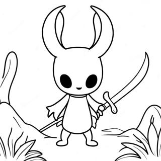 Hollow Knight Med Svard Malarbild 16533-13930