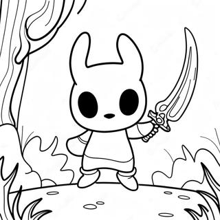 Hollow Knight Med Svard Malarbild 16533-13931