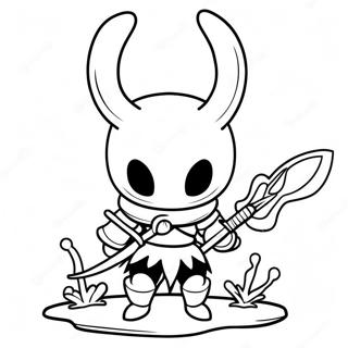 Hollow Knight Med Svard Malarbild 16533-13932