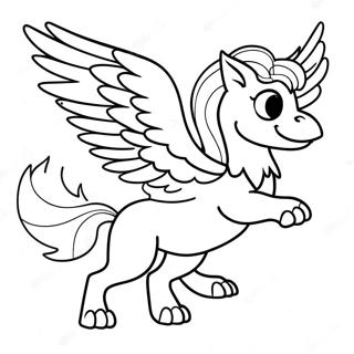 Majestatisk Griffin Flygande Malarbild 16593-13977