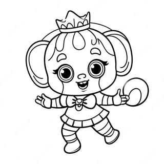 Circus Baby I Aktion Farglaggningssida 16843-14188