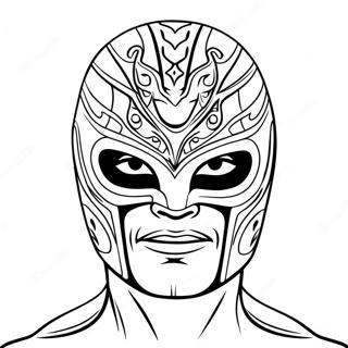 Rey Mysterio Mask Farglaggningssida 16853-14193