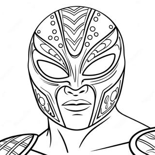 Rey Mysterio Mask Farglaggningssida 16853-14195