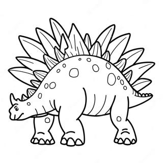 Stegosaurus Malarbild 17103-14382