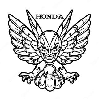 Honda Logotyp Malarbok 17374-14590