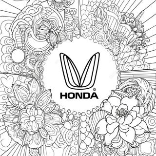 Honda Logotyp Malarbok 17374-14591