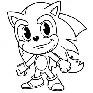 Sonic The Werehog Malarbild 17865-14974