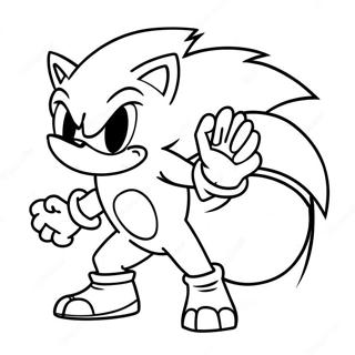 Sonic The Werehog Malarbild 17865-14975