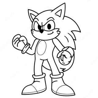 Sonic The Werehog Malarbild 17865-14976