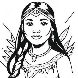 Pocahontas Malarbild 1791-1430