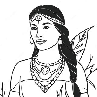 Pocahontas Malarbild 1791-1431