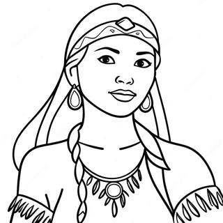 Pocahontas Malarbild 1791-1475