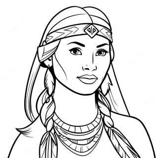 Pocahontas Malarbild 1791-1476