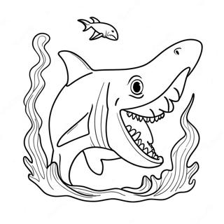 Megalodon Malarbild 1801-1481