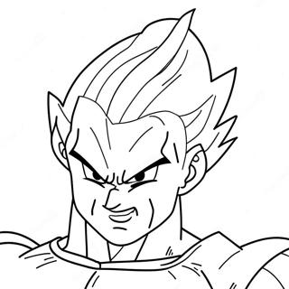 Super Saiyan Vegeta I Strid Malarbild 18226-15273