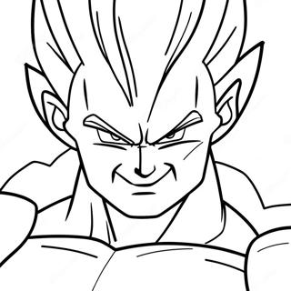 Super Saiyan Vegeta I Strid Malarbild 18226-15275