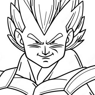 Vegeta Färgläggningssidor