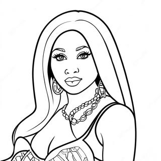 Nicki Minaj Malarbild 18255-15295