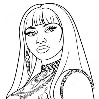 Nicki Minaj Malarbild 18255-15296