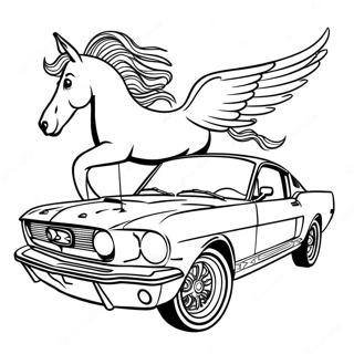 Mustang Malarbild 18295-15325