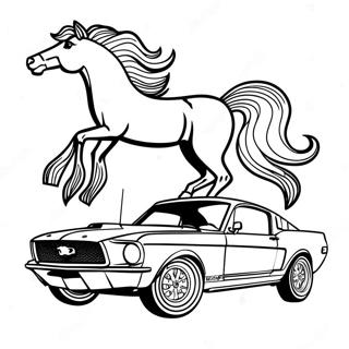 Mustang Malarbild 18295-15328