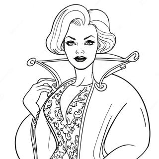 Cruella I Sin Glamorosa Outfit Malarbok 19039-15921