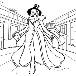 Cruella I Sin Glamorosa Outfit Malarbok 19039-15922