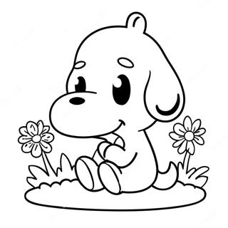 Snoopy Med Woodstock Malarbild 19159-16017